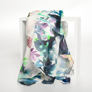 Gauzy lightweight square scarves