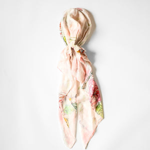 Gauzy lightweight pretied scarves