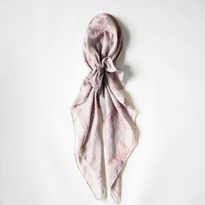 Gauzy lightweight pretied scarves