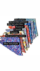 Crinkle Bandanas - new!!