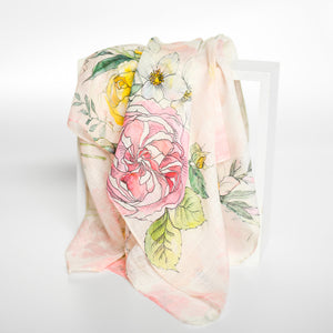 Gauzy lightweight square scarves