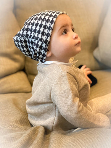 Kids R.O. X BB houndstooth beanie