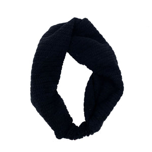 Plush Cable Oversized Turban