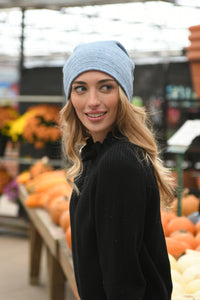 Horizontal Cashmere style Beanie