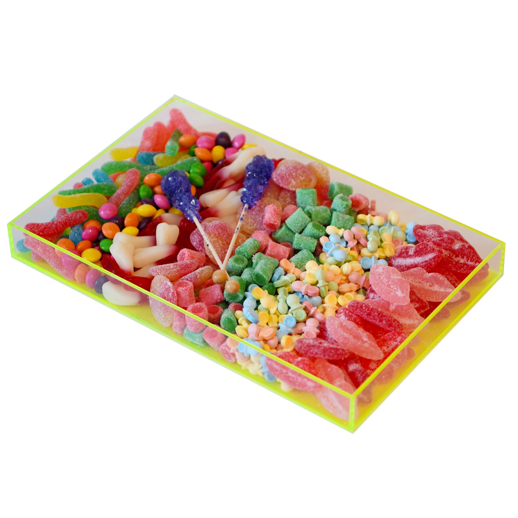 Assorted Candy Neon lucite tray – Best Beanies Boutique